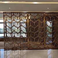 Stainless steel screen partition