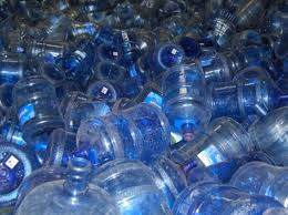 PC Bottle Blue,White Scrap
