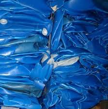 HDPE Blue Drum Scrap