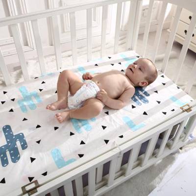 EGMAOBABY 100% Cotton Crib Fitted Sheet Soft Baby Bed Mattre