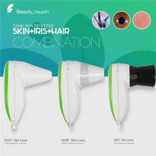 Skin/hair/iris/ 3 In 1 Skin Analyzer Multifunctional Option Combination