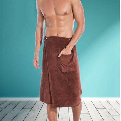 XC USHIO Fashion Man Wearable Magic Mircofiber BF Bath Towel