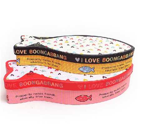 Handmade Fish Shaped Cardboard Birthday Special Gift Box,Christmas Boxes For Children