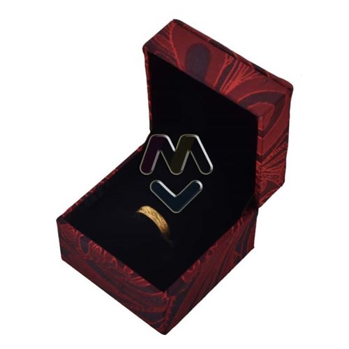 Classical Little Fabric Jewelry Ring Box,Small Jewelry Gift Box For Rings Packaging