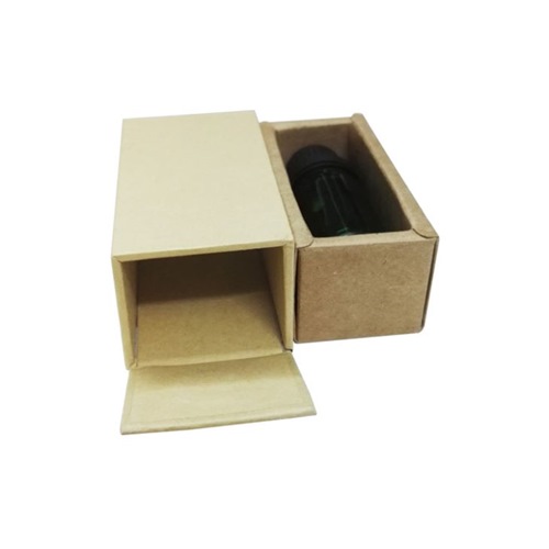 Plain Brown Cardboard Packaging Boxes For Lemon Essential Oil,Eucalyptus Oil And Bottle Holder