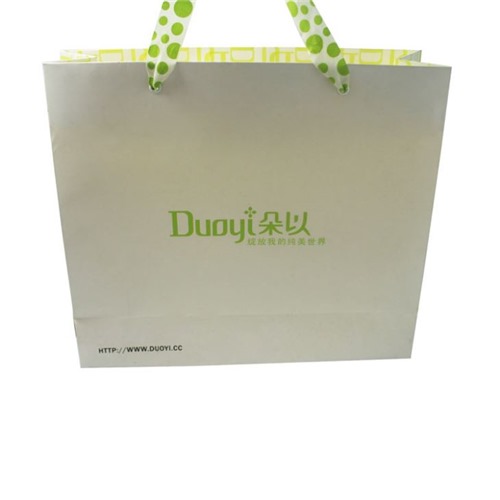 Two Colors Printed Paper Bags For Sale,Paper Gift Bag Making Company In Guangzhou China