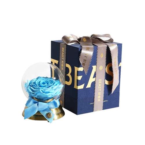 Exquisite Craftsmanship Handmade V-slot Paper Gift Box,Rose Gifts Packaging With Straight Corners