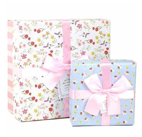 Pretty Colorful Pattern Paper Cardboard Christmas Gift Packaging Boxes with Lids for Sale