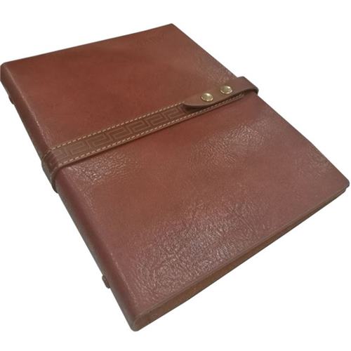 Personalised Red Brown Leather Cover Conference Folder,Daily&Monthly Planners And Organizers 2017