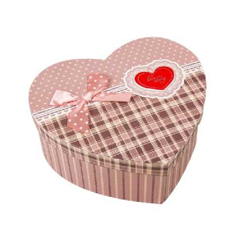 Heart Shaped Cute Gift Boxes With Lids Bowknot Decorative For Kids Christmas Presents