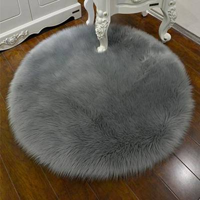 30*30CM Soft Artificial Sheepskin Rug Chair Cover Bedroom Ma
