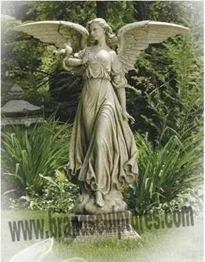 Huge Beautiful Goddess Fiberglass Backyard Garden Statues