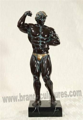 Huge Amazing Resin Figures Statue As Gymnasium Decoration