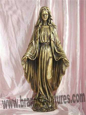 Giant Virgin Mary Figurines Bronze Statuette As Garden Ornaments