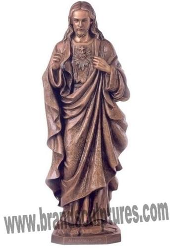 Large Casting Jesus Bronze Statue For Yard Ornaments
