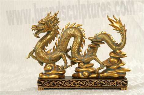 Large Fiberglass Dragon Sculptures As Home Ornament