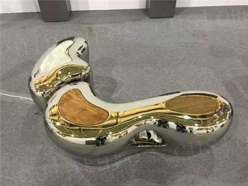 Indoor Stainless Steel Varnished Modern Arts Sculpture
