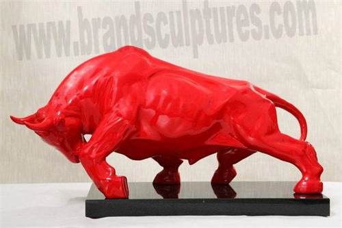 Huge Fiberglass Animal Cattle Sculpture As Yard Decoration