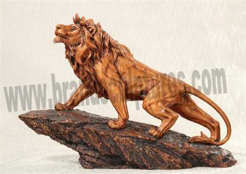 Large Decorative Fiberglass Lion Sculpture As Museum Ornament
