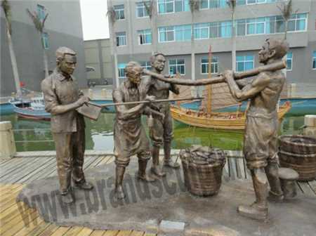 Giant Handicraft And Realistic Bronze Garden Statues For Sale