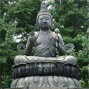 Majestic Buddha Brass Meditating Statue As Holiday Decoration