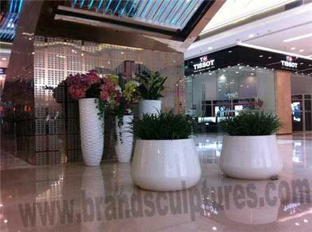 Huge Beautiful Resin Planters Sculptures As KTV Ornament