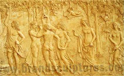 Large Realistic Garden Decoration Wall Art Figures Fiberglass Statues