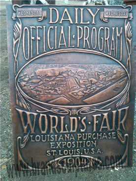 Contemporary Metal Wall Decoration World’s Fair Sculptures