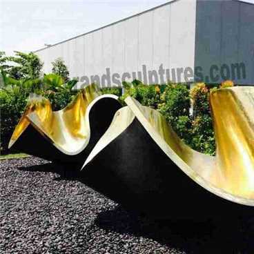 Huge Outer Bowl Bronze Casting Sculpture For Museum Decoration