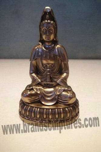 Majestic And Delicate Bodhisattva Brass Statuary For Home Decor