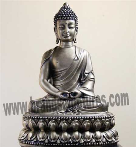 Outdoor Stately Bronze Buddha Figurines Statues
