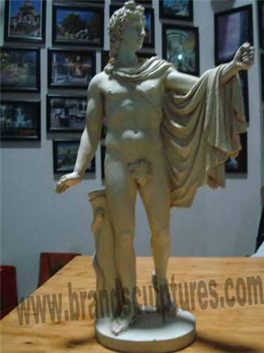 Handsome And Naked Figure Statues As Contemporary Garden Design