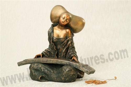 Life-Size Abstract Bronze Figure Statues For Home Decoration