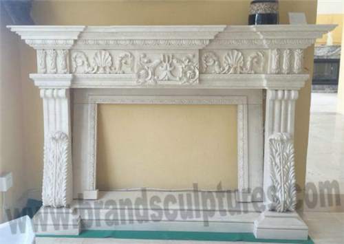 Carved Fireplaces Stone Statues As Home Ornament