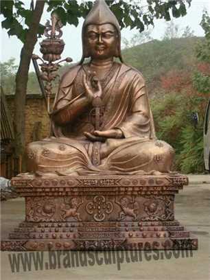 Majestic Bronze Buddha Garden Statues For Sale
