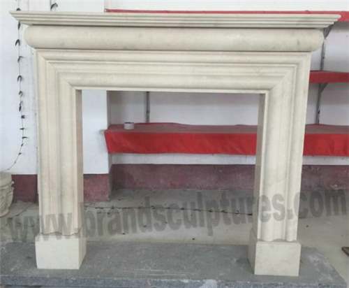 Hot Selling Carved Stone Fireplaces Sculpture As Home Ornament