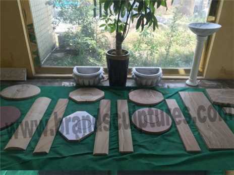 Cultured Hand Carved Stone Fireplaces Statue As Ornaments