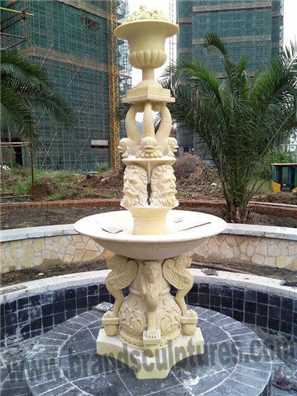 Classical Figure Stone Roman Statues As Garden Fountains