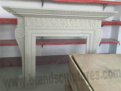 Large Size Stone Fireplaces Sculpture For Home Decoration
