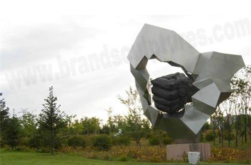 Large Outdoor Fountains Metal Steel Modern Sculptures