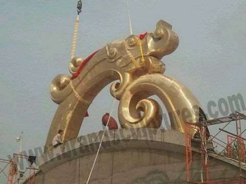 Large Outdoor Decor Dragon Stainless Steel Sculptures