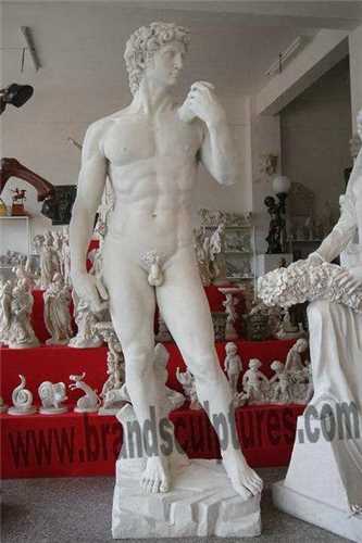 Out Door Art Decor Fiberglass Handsome Figure Statue
