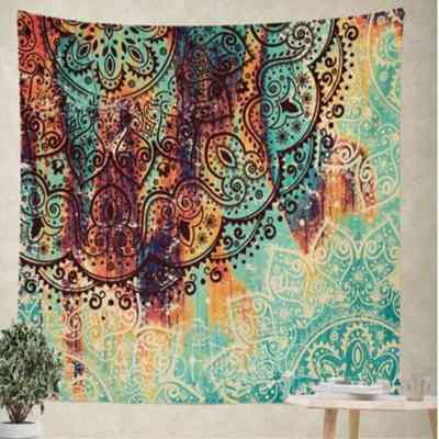 Better Quality 3D World Map Cosmos Galaxy Polyester/Cotton W