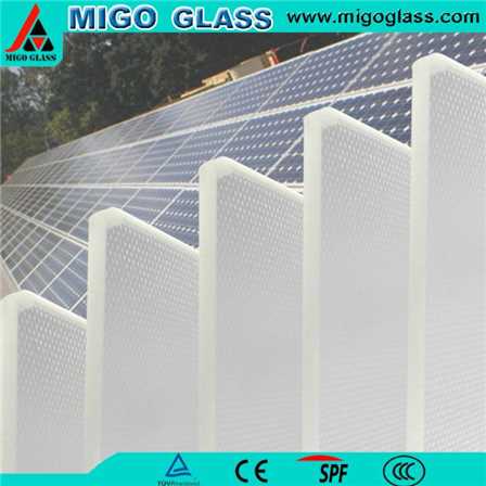 Toughened solar panel glass with GB15763.2-2005/ISO 9050/UL1703/EN12150/RoHS inspection