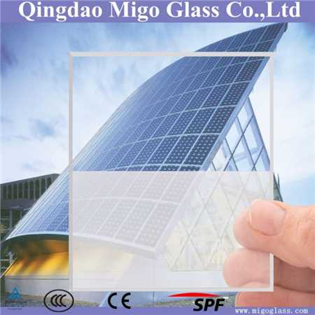 Tempered solar panel glass with GB15763.2-2005 ISO 9050 UL1703 EN12150 RoHS inspection