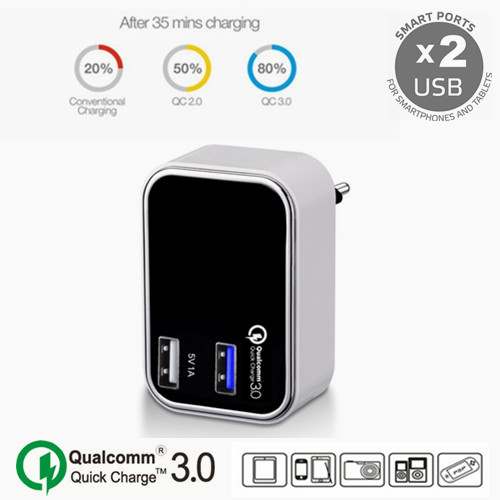 2017 Qualcomm Certified Quick Charge 3.0 Samsung With Snapdragon Quick Wall Charger Ic