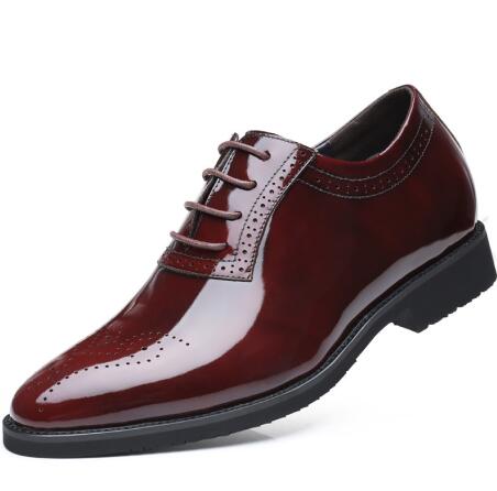 Men height increasing elevator dress shoes