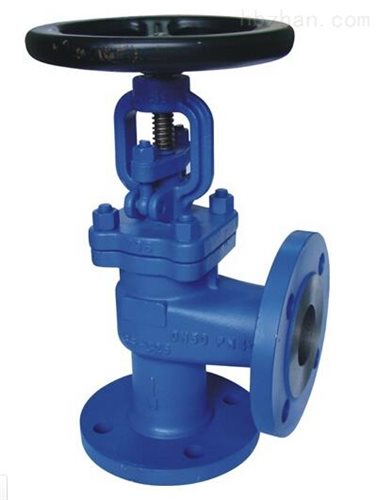 Angle Pattern Cast Steel Bolted Bonnet Flange Handwheel Operated Globe Valve
