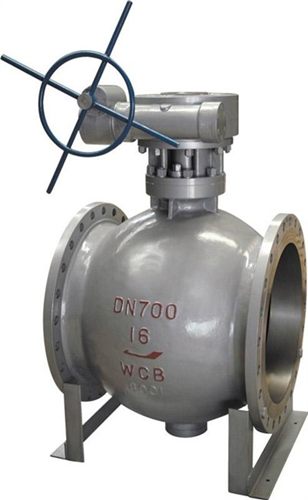 Stainless Steel Soft Seal Flange Reduced /Full Port Gear Operated Eccentric Half Ball Valve