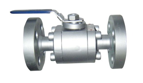 Forged Steel Full Port Flange Lever Operation Floating Ball Valve